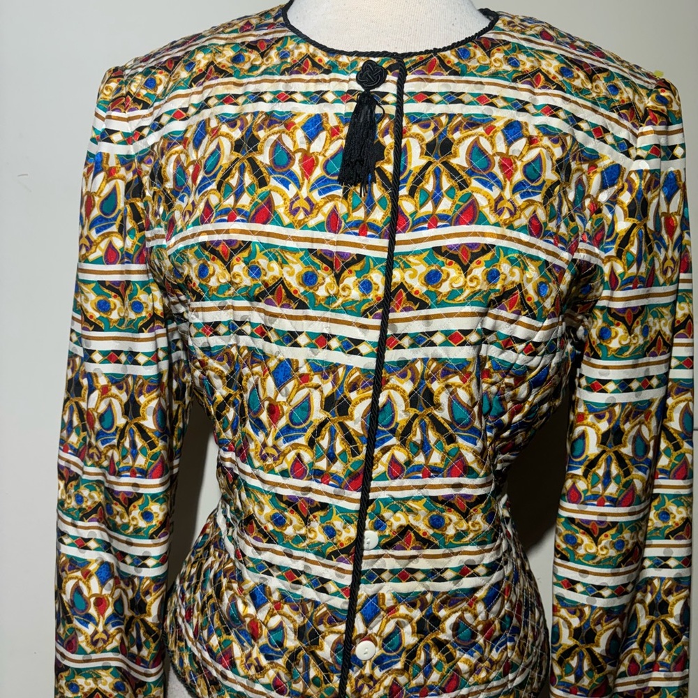 Colorful Patterned Jacket - image 2